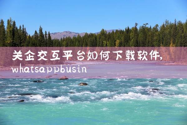 关企交互平台如何下载软件