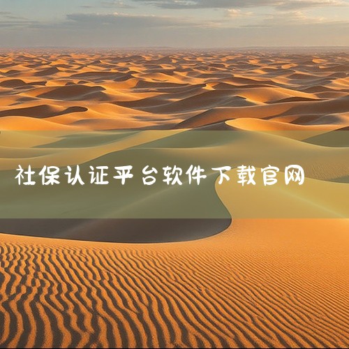 其他选择此外，多多软件站等平台整理了多款社保人脸认证软件，包括“掌上12333”在内的全国各地区专用软件。用户可根据所在地区的具体要求，选择官方推荐或用户评价较高的软件进行下载。例如，部分地区可能推出|